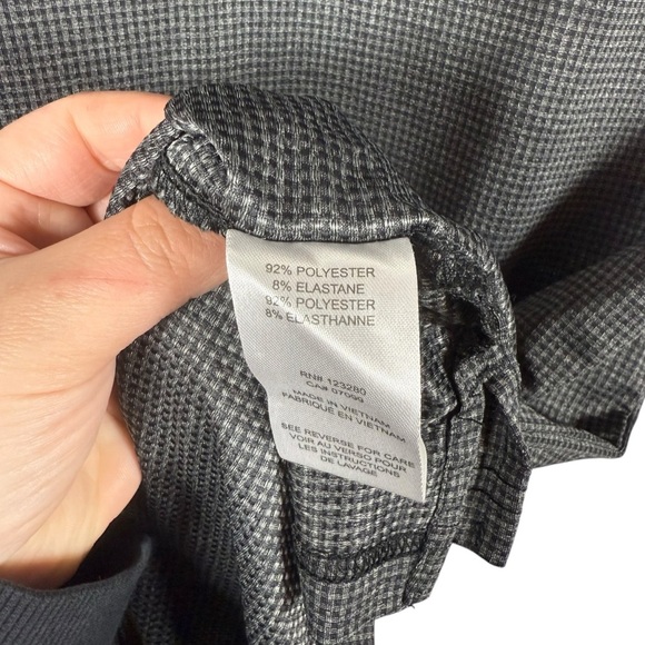 Travis Mathew Men’s Checkered Performance Polo in Grey/Black Size S - Picture 9 of 10